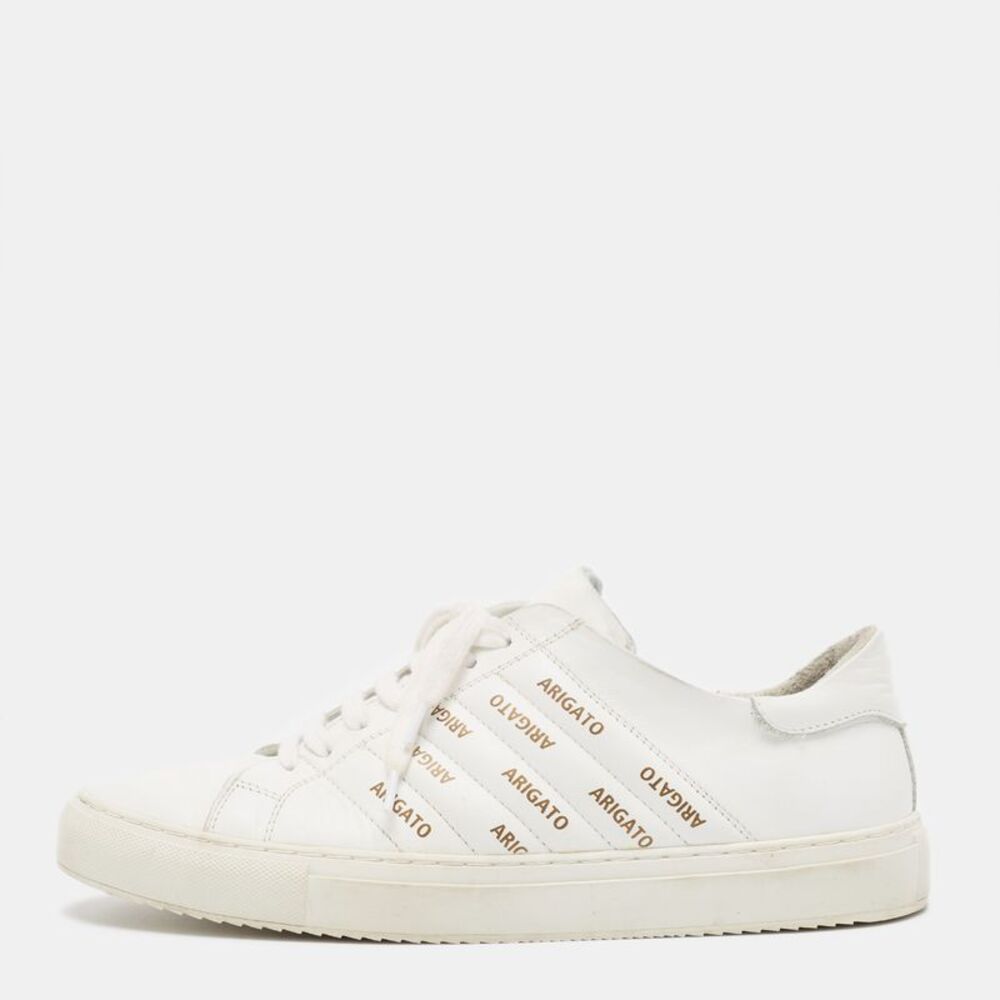Axel Arigato White Leather Low Top Sneakers Size 43
